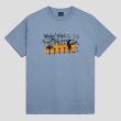 画像1: PASS~PORT.  " CLOSIN' TIME TEE " - WASHED OUT BLUE (1)