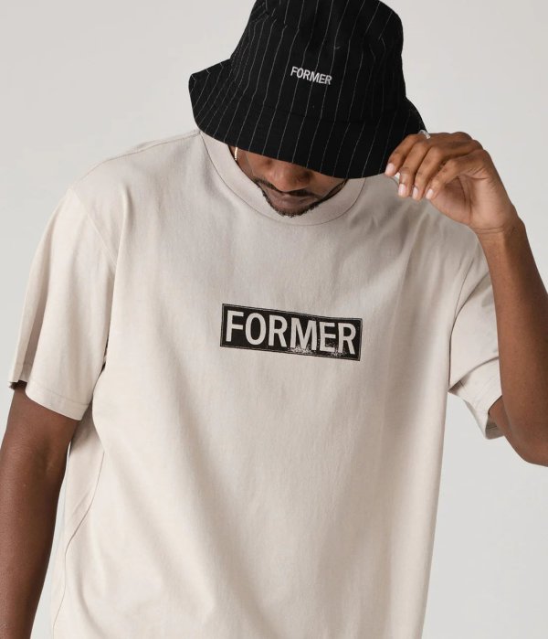 画像6: FORMER MERCHANDISE "LEGACY PLATE TEE" - STONE (6)