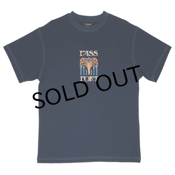 画像1: PASS~PORT.  " ROMAN CANDLE TEE " - NAVY (1)