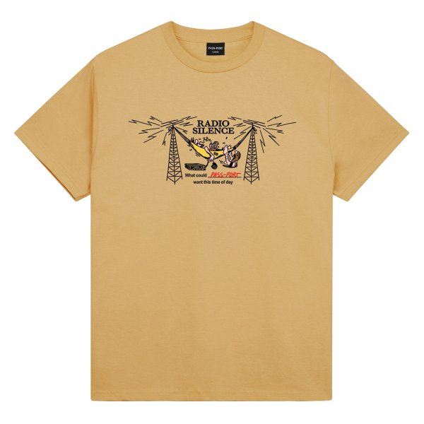 画像1: PASS~PORT.  " RADIO AILENCE TEE " - BARLEY (1)