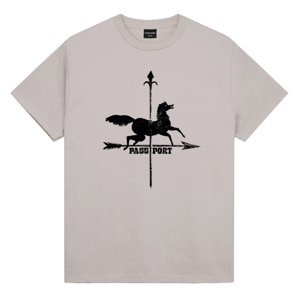 画像1: PASS~PORT.  " WEATHERVANE TEE " - STONE (1)