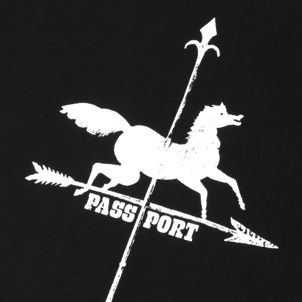 画像3: PASS~PORT.  " WEATHERVANE TEE " - BLACK (3)