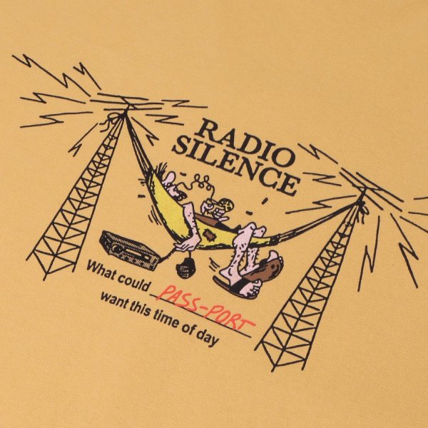 画像3: PASS~PORT.  " RADIO SINILENCE TEE " - BARLEY (3)