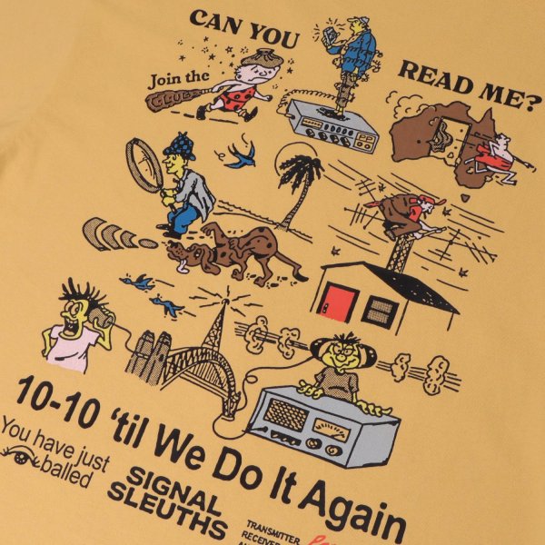 画像4: PASS~PORT.  " RADIO SINILENCE TEE " - BARLEY (4)