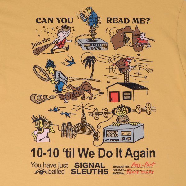 画像5: PASS~PORT.  " RADIO SINILENCE TEE " - BARLEY (5)