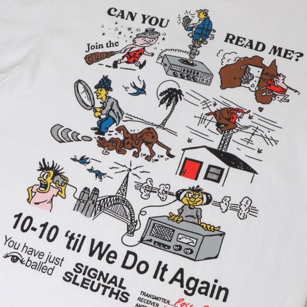 画像4: PASS~PORT.  " RADIO SINILENCE TEE " - WHITE (4)