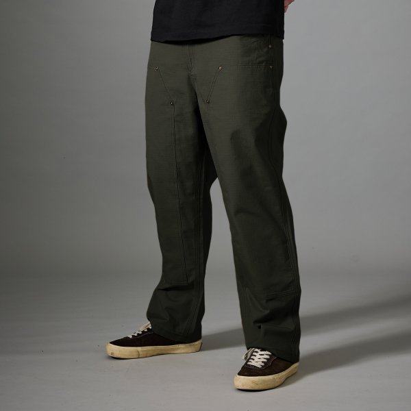 画像7: PASS~PORT.  " RiIPSTOP DOUBLE KNEE DIGGERS CLUB PANT " - DARK GREEN (7)