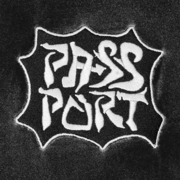 画像3: PASS~PORT.  " GLYPH TEE " - ACID BLACK (3)