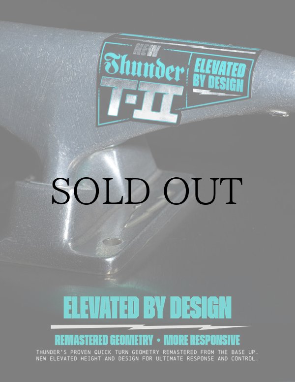画像2: THUNDER TRUCKS " T-II " - 148 : 8.25 AXLE 54mm TALL (2)