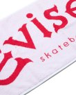 画像2: EVISEN SKATEBOARDS " EVISEN LOGO TOWEL " - WHITE / RED (2)