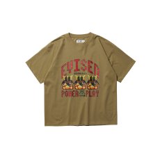 画像1: EVISEN "DOT POWER PLAY TECH TEE " - KHAKI (1)