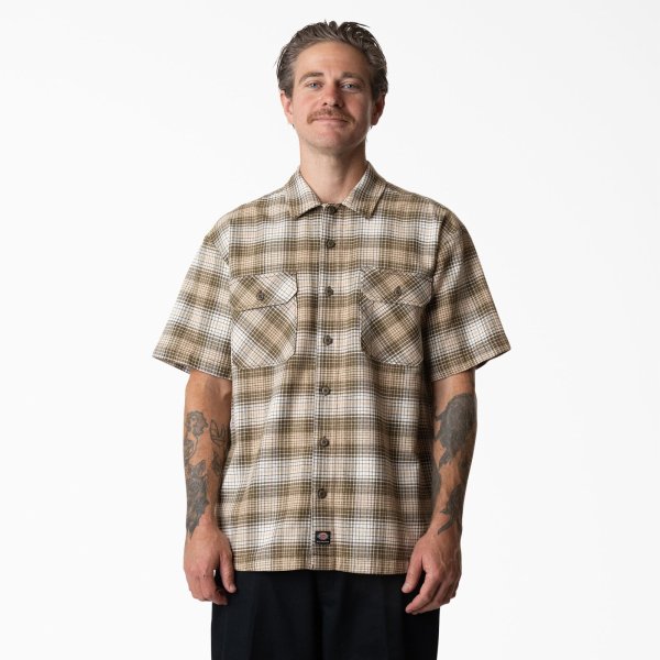 画像1: DICKIES Skateboarding  Mike Anderson Collection " Mike Anderson Work Shirts " - Dark Olive (1)