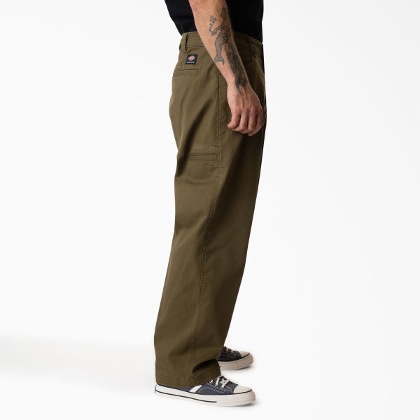 画像4: DICKIES Mike Anderson Collection " Loose Fit Flex Work Pants " - Dark Olive (4)