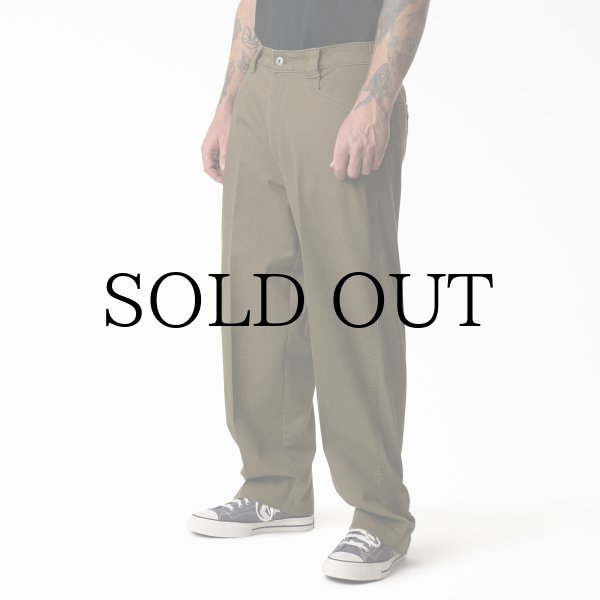 画像1: DICKIES Mike Anderson Collection " Loose Fit Flex Work Pants " - Dark Olive (1)