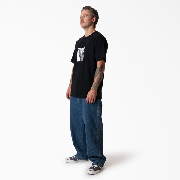 画像1: DICKIES Skateboarding  Mike Anderson Collection " Mike Anderson Loose Fit Jeans " - Stonewashed Indigo Bue(SNB) (1)