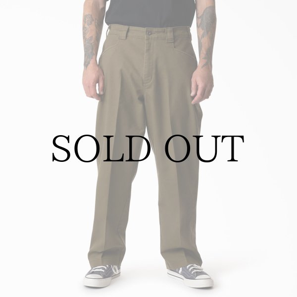 画像2: DICKIES Mike Anderson Collection " Loose Fit Flex Work Pants " - Dark Olive (2)