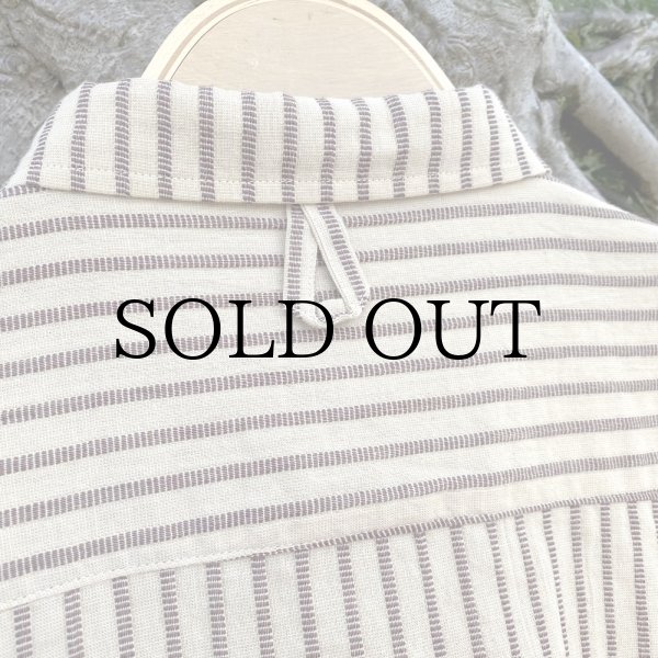 画像6: NOROLL " STRIPE S/S SHIRT " - BROWN (6)