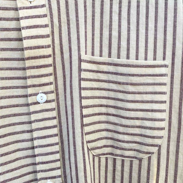 画像4: NOROLL " STRIPE S/S SHIRT " - BROWN (4)
