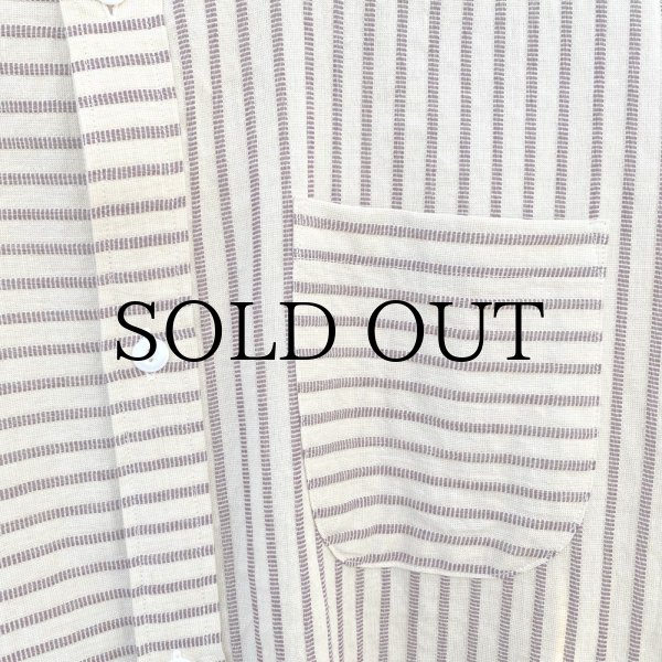 画像4: NOROLL " STRIPE S/S SHIRT " - BROWN (4)