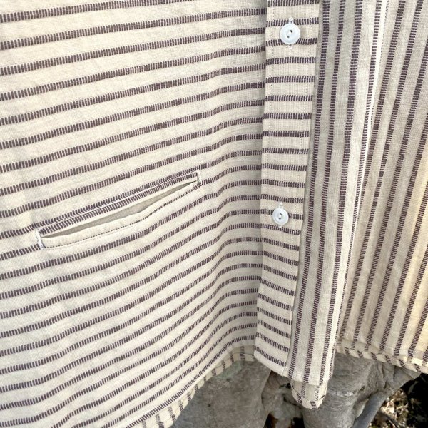 画像3: NOROLL " STRIPE S/S SHIRT " - BROWN (3)