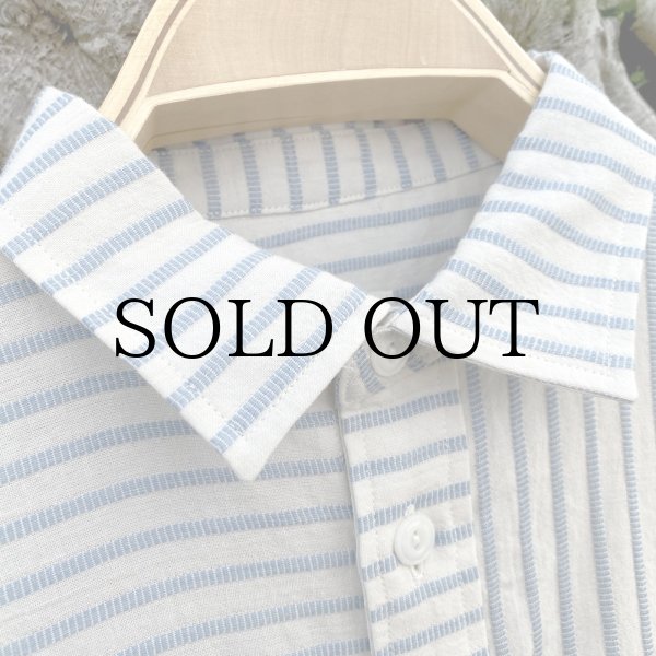 画像2: NOROLL " STRIPE S/S SHIRT " - BLUE (2)