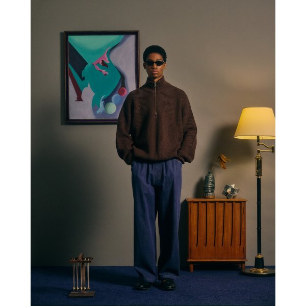 画像6: COMFORTABLE REASON " REACTIVE DYED DENIM " - BLUE (6)