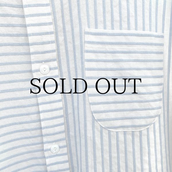 画像4: NOROLL " STRIPE S/S SHIRT " - BLUE (4)