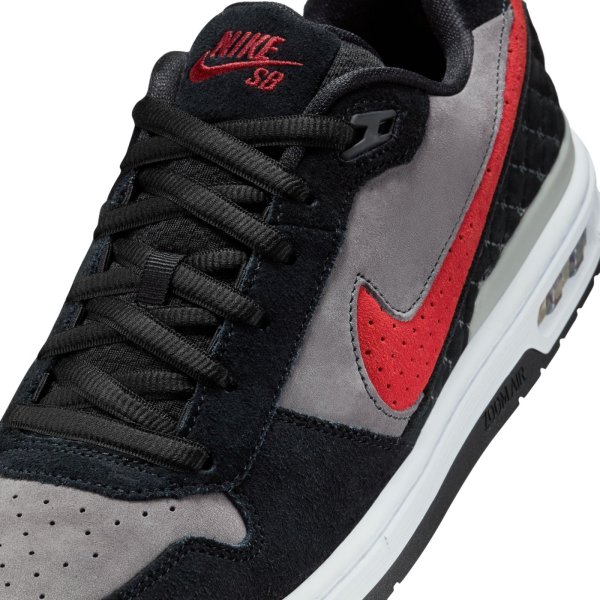 画像2: NIKE SB PAUL RODRIGUEZ ZOOM AIR LOW / Paul Rodriguez - BLACK / VARSITY RED-FLINT GREY-BLACK-MED GREY-WHITE (2)