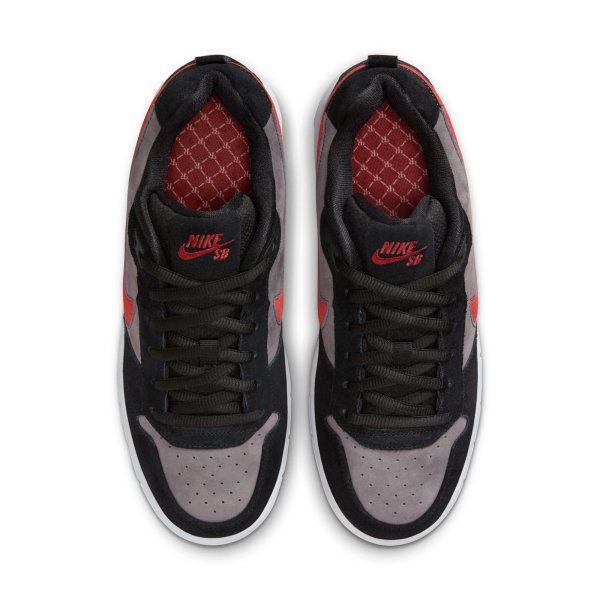 画像4: NIKE SB PAUL RODRIGUEZ ZOOM AIR LOW / Paul Rodriguez - BLACK / VARSITY RED-FLINT GREY-BLACK-MED GREY-WHITE (4)
