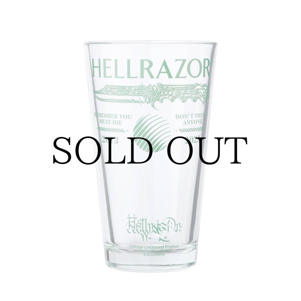 画像1: HELLRAZOR®︎ MOZYSKEY COLLECTION " DTA PINT GLASS " - CLEAR (1)