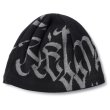 画像1: HELLRAZOR®︎ MOZYSKEY COLLECTION " LETTER BEANIE " - BLACK (1)