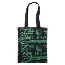 画像1: HELLRAZOR®︎ MOZYSKEY COLLECTION " LETTER TOTO BAG " - BLACK (1)