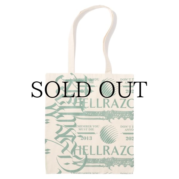 画像1: HELLRAZOR®︎ MOZYSKEY COLLECTION " LETTER TOTO BAG " - NATURAL (1)