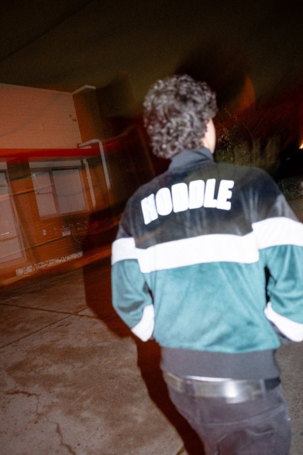 画像6: HODDLE " HDL VELOUR TRACK JACKET " - GREE / BLACK (6)