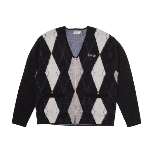 画像1: HODDLE " HDL MOHAIR DIAMOND CARDIGAN " (1)