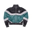 画像1: HODDLE " HDL VELOUR TRACK JACKET " - GREE / BLACK (1)