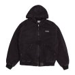 画像1: HODDLE " HDL HOODED QUILTED DENIM JACKET " - BLACK WASH (1)