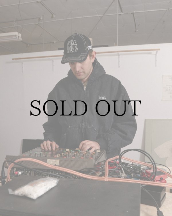 画像4: HODDLE " HDL HOODED QUILTED DENIM JACKET " - BLACK WASH (4)