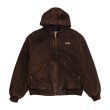 画像1: HODDLE " HDL HOODED QUILTED DENIM JACKET " - BROWN WASH (1)
