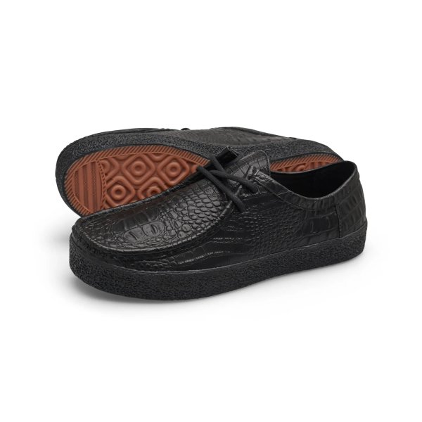 画像1: LAST RESORT AB " VM006 MOC " - Black Croc / Black ( Leather) (1)