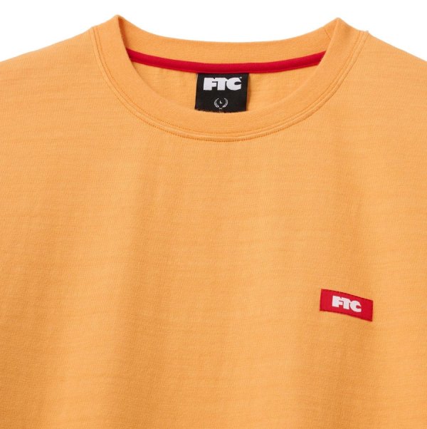 画像2: FTC " PIGMENT DYED SMALL LOGO L / S TOP " - ORANGE (2)