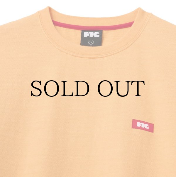画像2: FTC " PIGMENT DYED SMALL LOGO L / S TOP " - ORANGE (2)