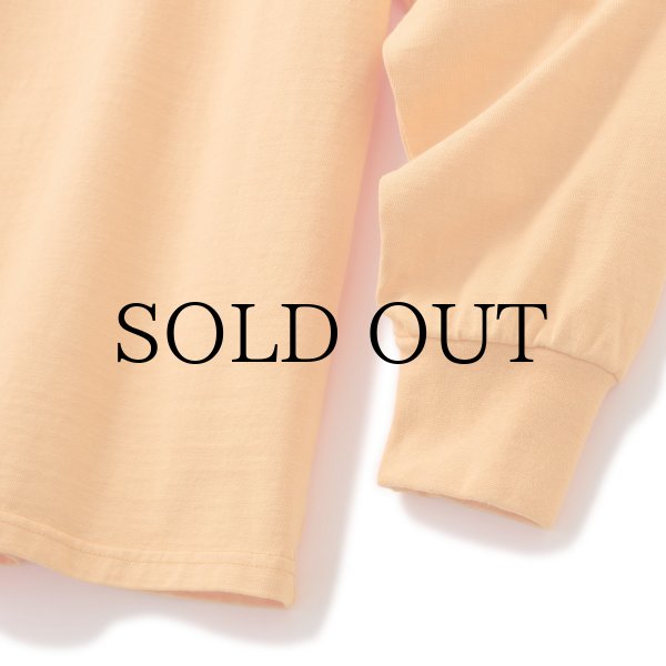 画像3: FTC " PIGMENT DYED SMALL LOGO L / S TOP " - ORANGE (3)