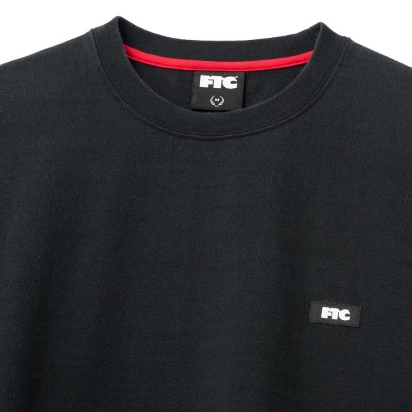 画像2: FTC " PIGMENT DYED SMALL LOGO L / S TOP " - BLACK (2)