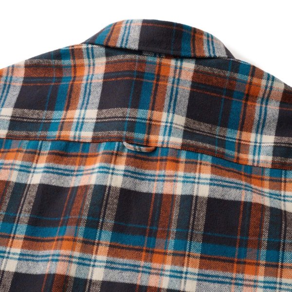 画像5: FTC " HEAVY PLAID NEL SHIRT " - ORANGE (5)