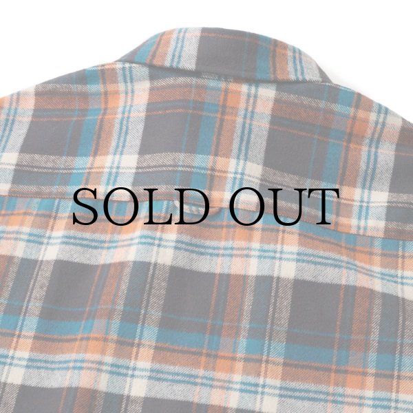 画像5: FTC " HEAVY PLAID NEL SHIRT " - ORANGE (5)