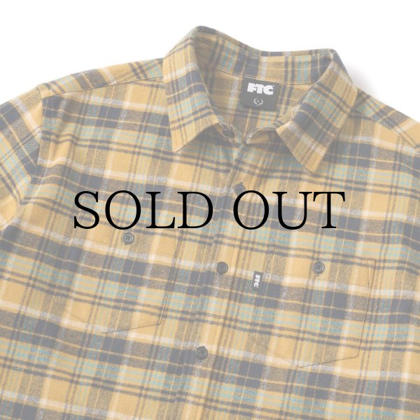 画像2: FTC " HEAVY PLAID NEL SHIRT " - YELLOW (2)