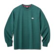 画像1: FTC " PIGMENT DYED SMALL LOGO L / S TOP " - GREEN (1)