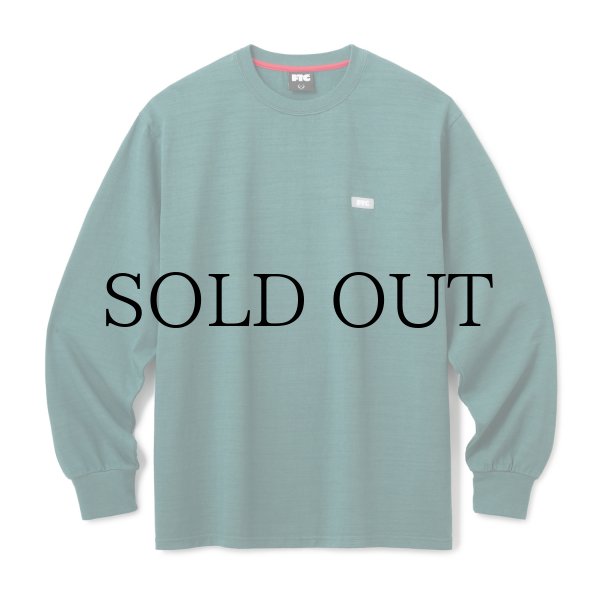 画像1: FTC " PIGMENT DYED SMALL LOGO L / S TOP " - GREEN (1)