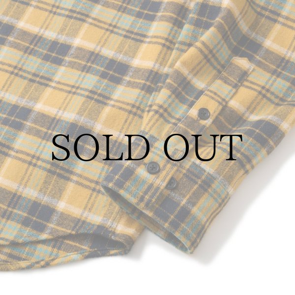 画像3: FTC " HEAVY PLAID NEL SHIRT " - YELLOW (3)